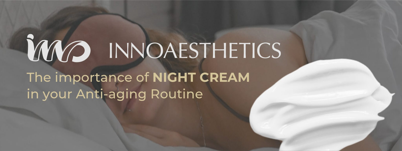 Innoaesthetics Anti-Aging Routine: Night Cream, Serum & Cleanser for Youthful, Glowing Skin