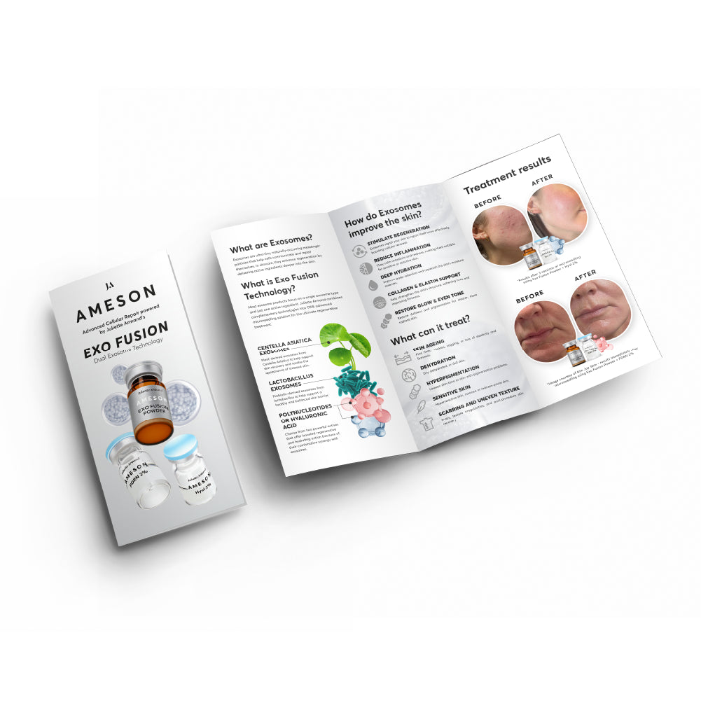 AMESON Exo Fusion Treatment Flyers (50 pcs)