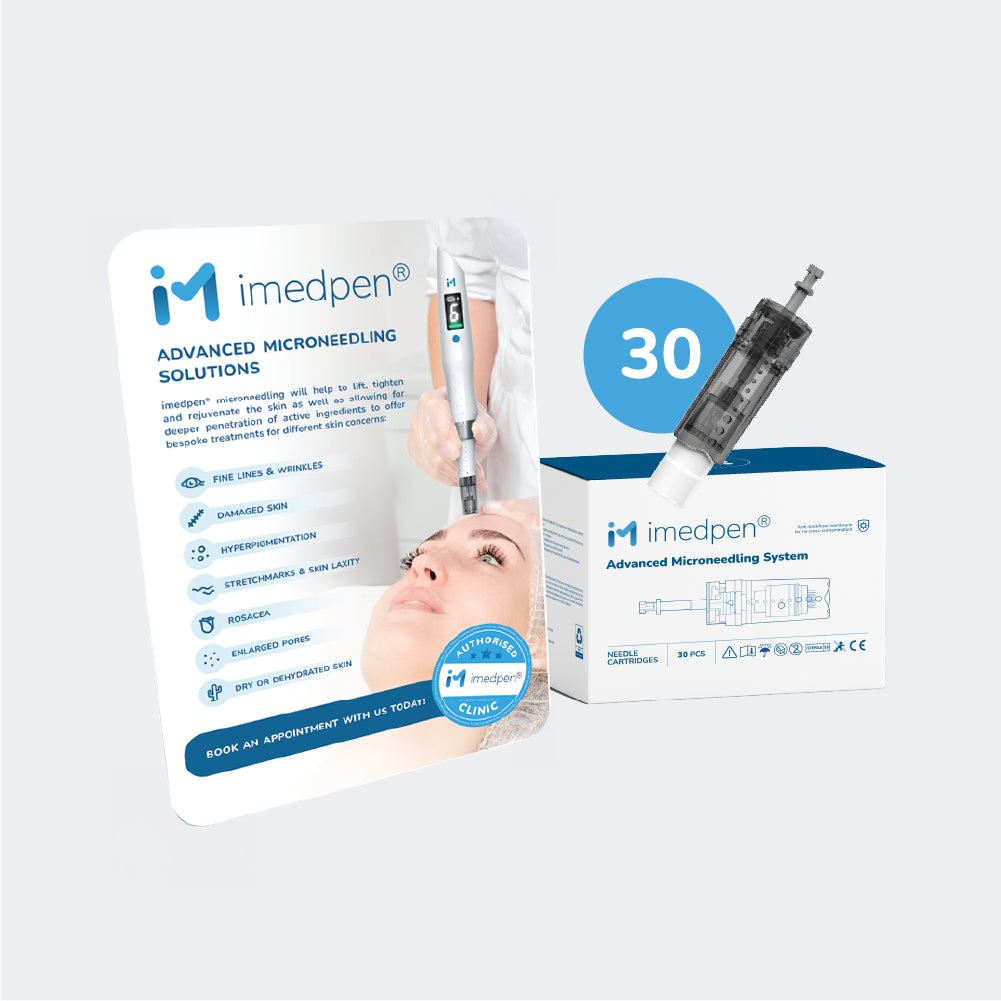 imedpen® Microneedling Strut Card (A4) with cartridges