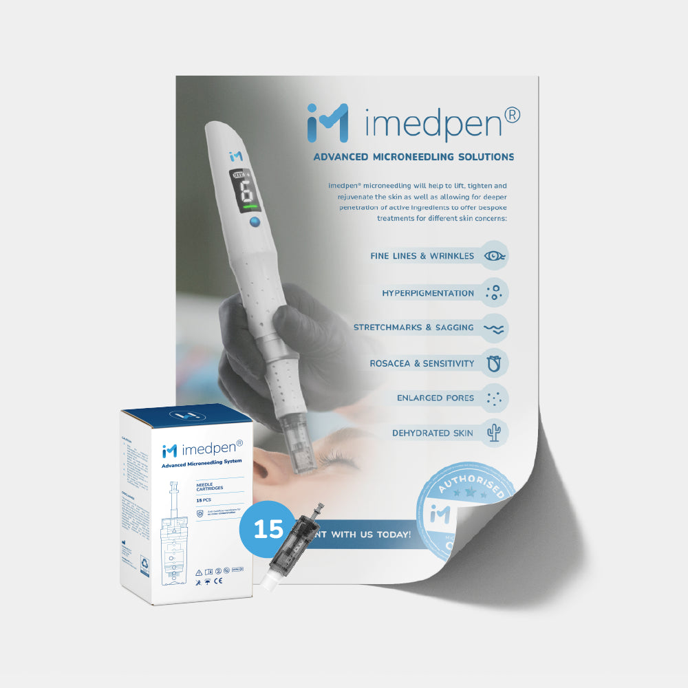 imedpen® Microneedling Poster (A3) with cartridges