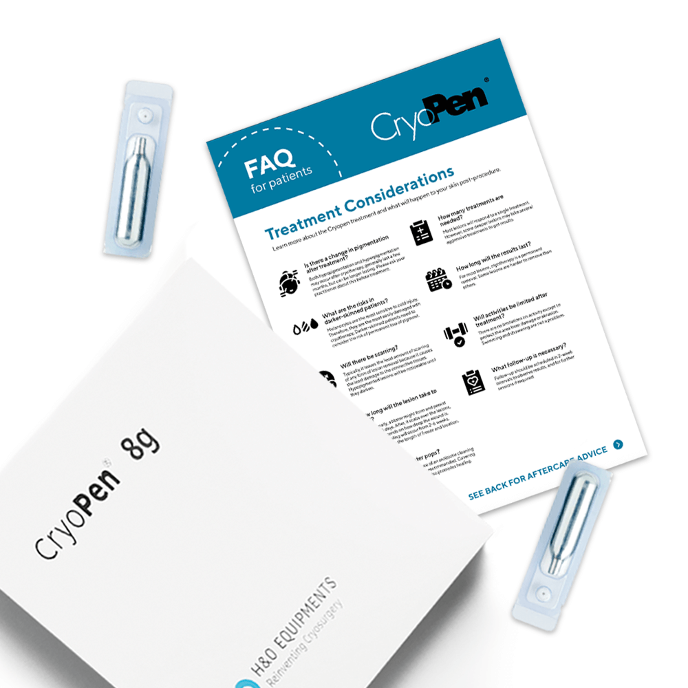 CRYOPEN CARTRIDGES 8g WITH FAQ FLYERS image 0