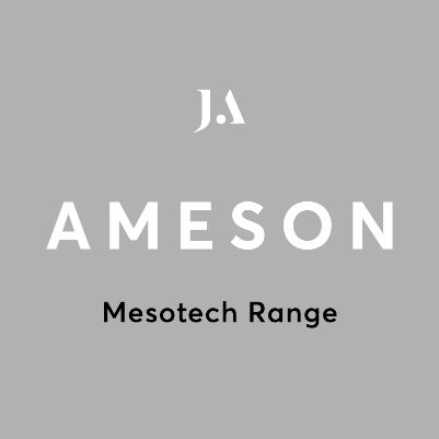 Ameson Mesotech Range logo on a gray background