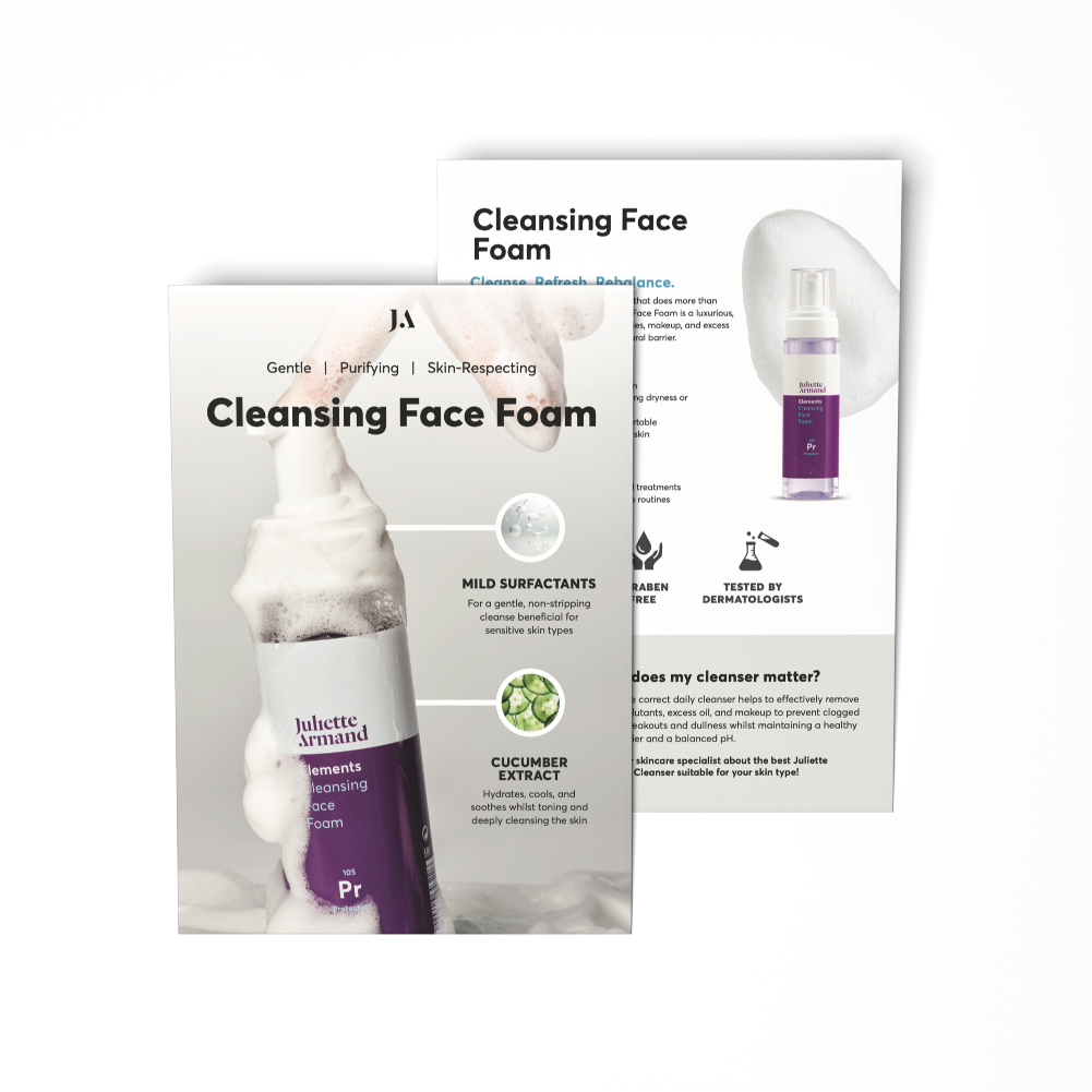 Cleansing Face Foam Retail Flyers (50 pack)