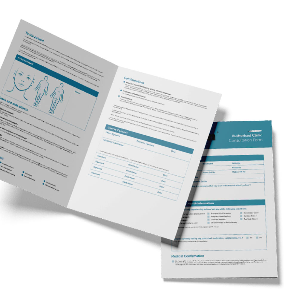 CryoPen® Consultation Forms (50 pack) with Cartridges