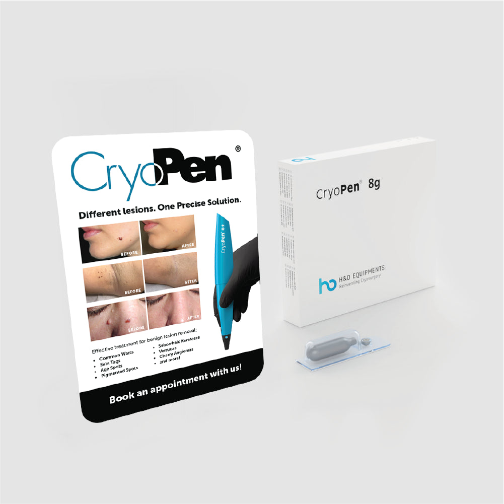 CryoPen® O+ Strut Card (A4) with Cartridges