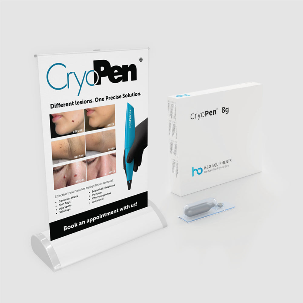 CryoPen® O+ Tabletop Pull-Up (A4) with Cartridges