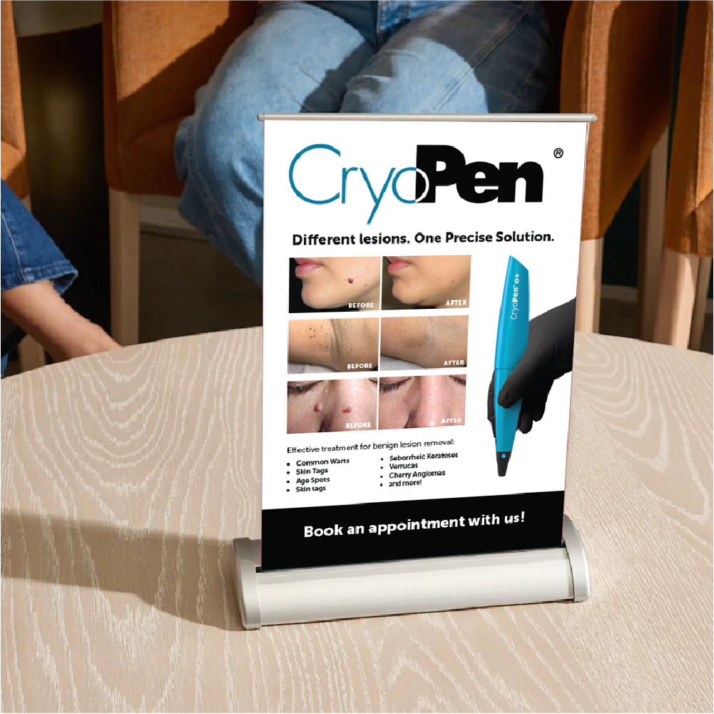 CryoPen® O+ Tabletop Pull-Up (A4) with Cartridges