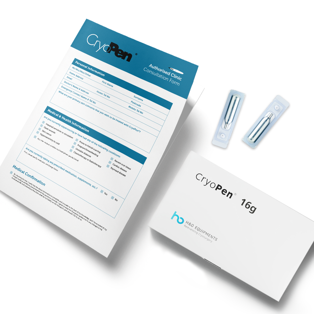 CryoPen® Consultation Forms (50 pack) with Cartridges