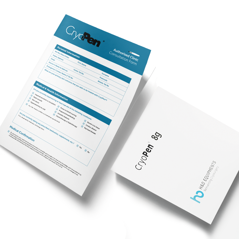 CryoPen® Consultation Forms (50 pack) with Cartridges