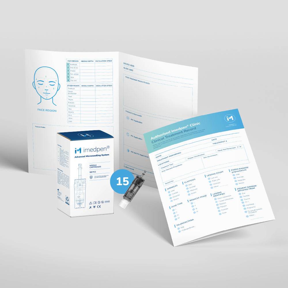 imedpen® Clinical Treatment Charts (50 pack) with cartridges