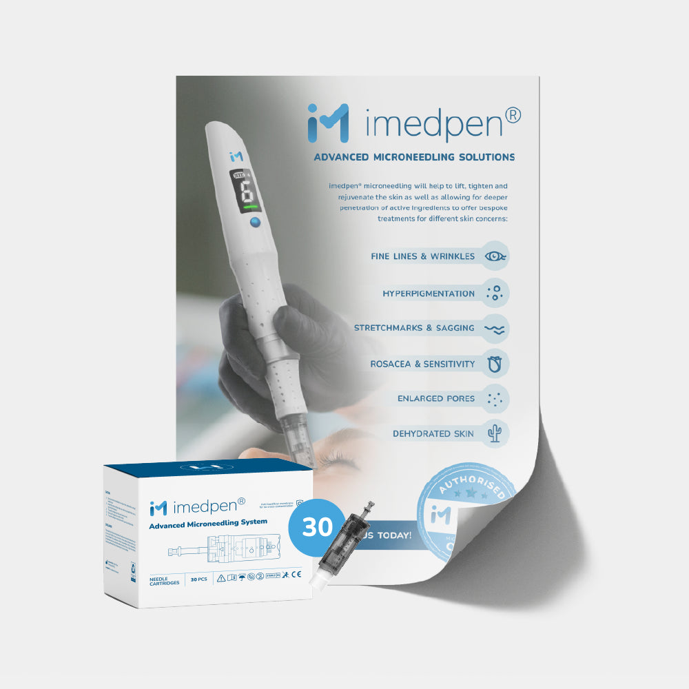 imedpen® Microneedling Poster (A3) with cartridges