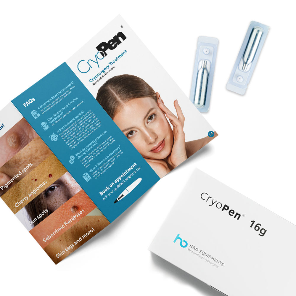 CryoPen® Treatment Flyers (100 pack) with Cartridges