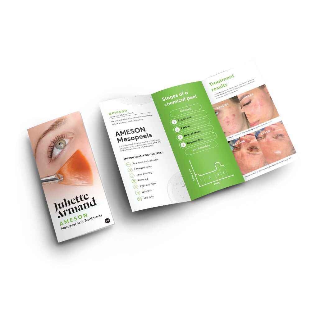 AMESON CHEMICAL PEEL FAQ FLYERS image 1