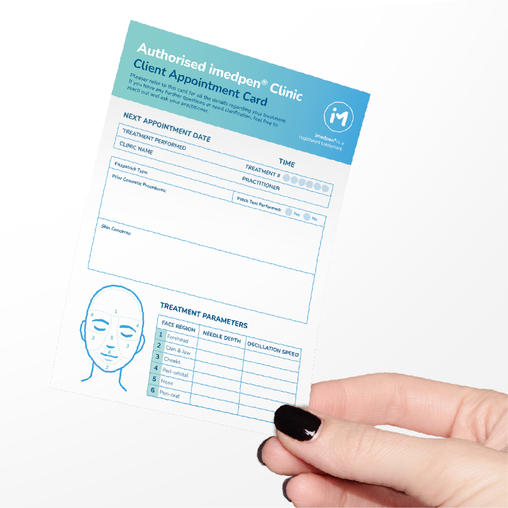 imedpen® Microneedling Appointment Cards (50 pack)