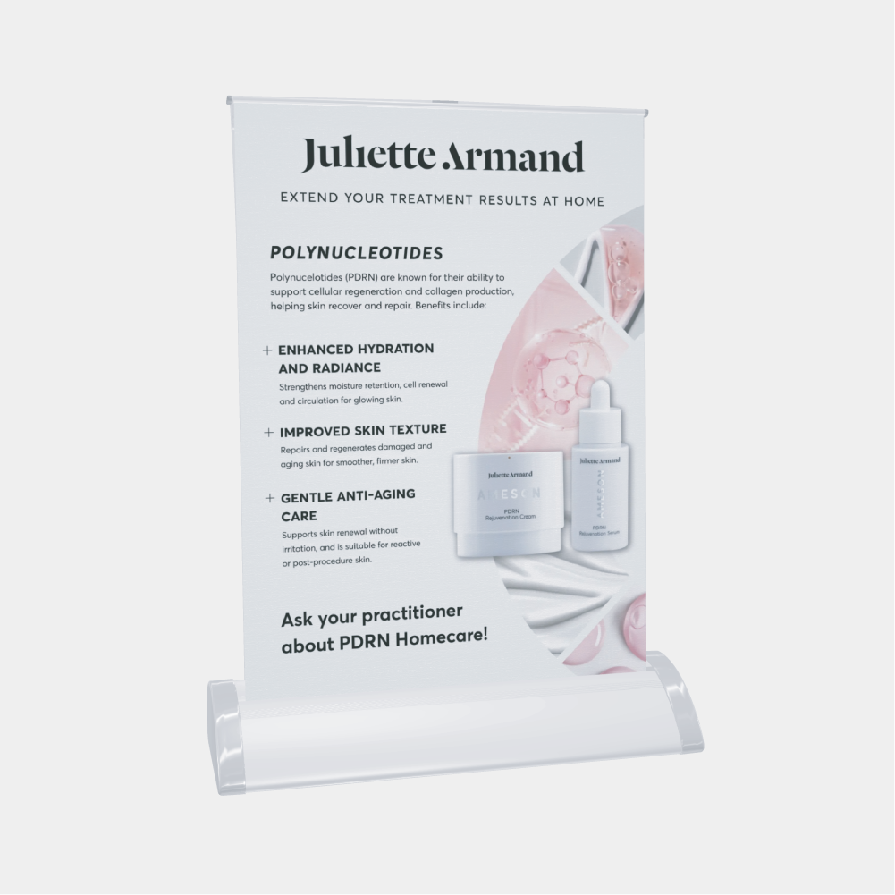 JA AMESON PDRN Homecare Tabletop Pull-Up Banner